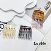 Leopard Print Anti-static Hair Comb - Acetate Hair Accessory for Bangs, Anti-frizz, and Extra Style