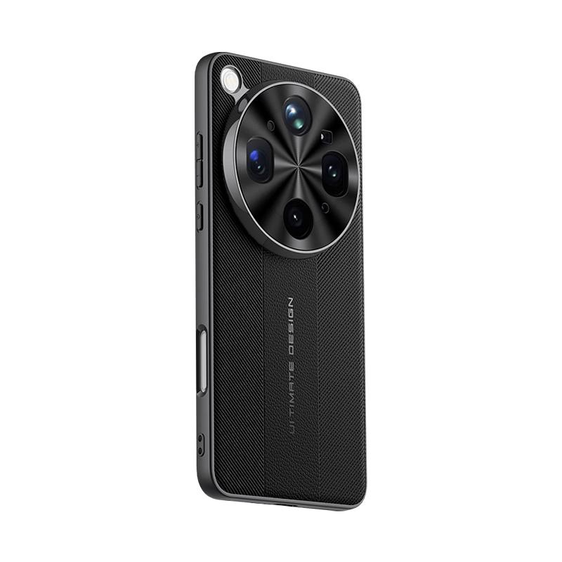 Husă de telefon OPPO Find X9 Ultra din Piele Premium Electroplacată
