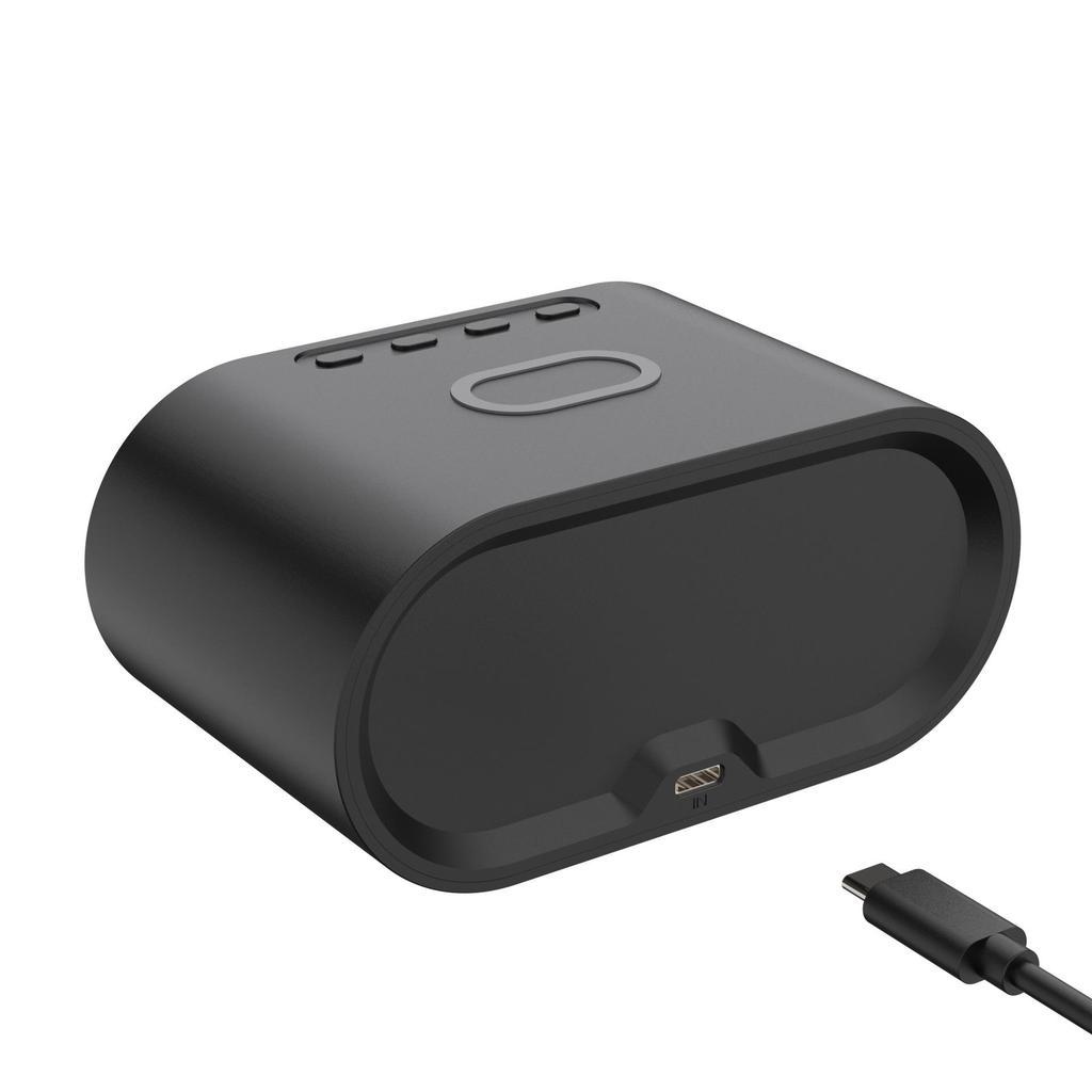 3-in-1 Wireless Charging Clock & Thermometer for Android & Apple Phones