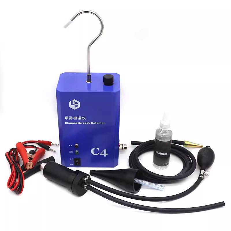 

Портативный автомобильный детектор дыма C4 Устройство диагностики утечек для проверки дыма автомобиля Обнаружение утечек топливной системы