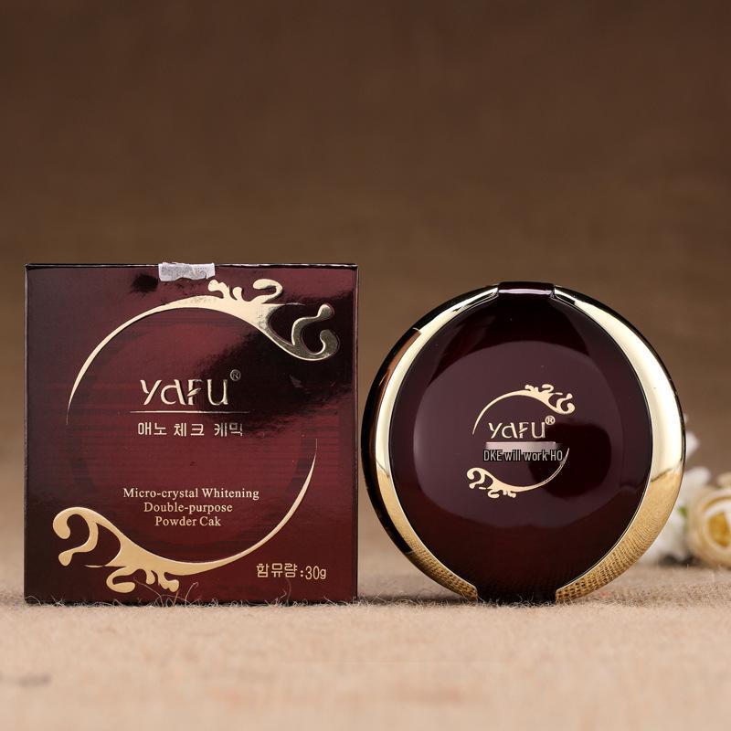Yafu Micro-Crystal Moisturizing Two-Way Shimmer Powder Cake