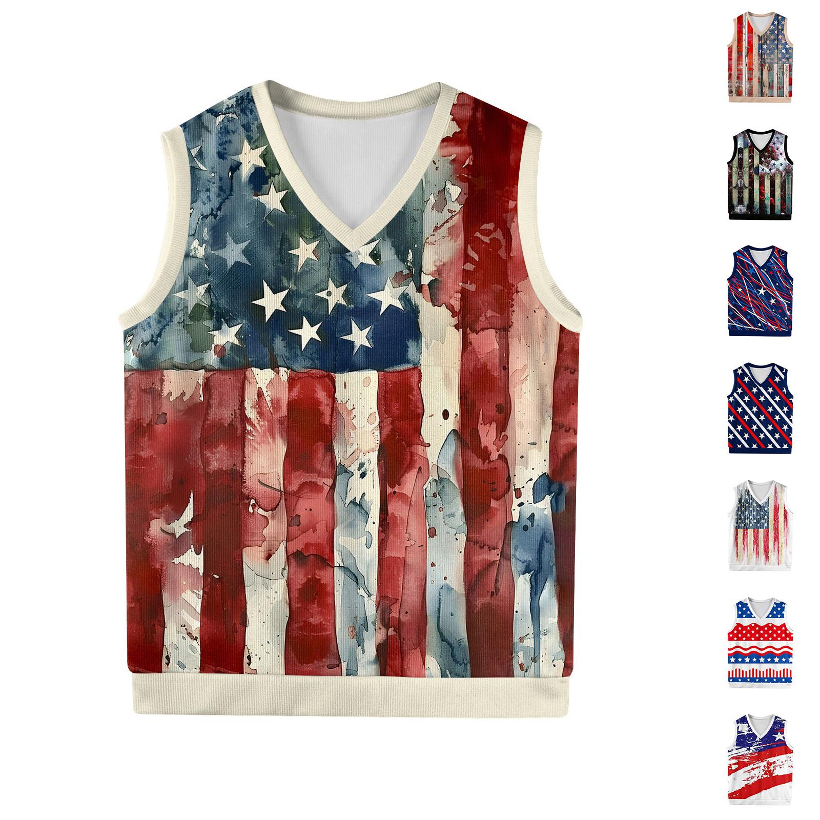 

Men s V-neck Vest Sleeveless Knitted Pullover L червоний