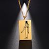 Gold Plated 15 Egyptian God Talisman Pendant Men Women Necklace Egypt God of Magic Wisdom Thoth Ibis-head Amulet Jewelry Gifts