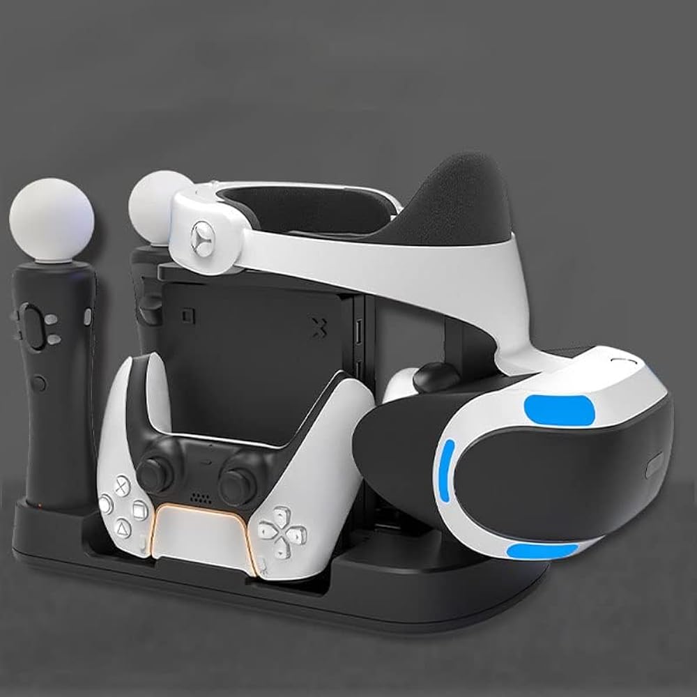 ZaHotse PS5 Move Game Controller Multifunctionele Oplaadbasis VR Bril Host Opslag Beugel Accessoire...