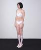 VINAJ N Chain Ribbon One-Sided Low Bikini Panties (White)