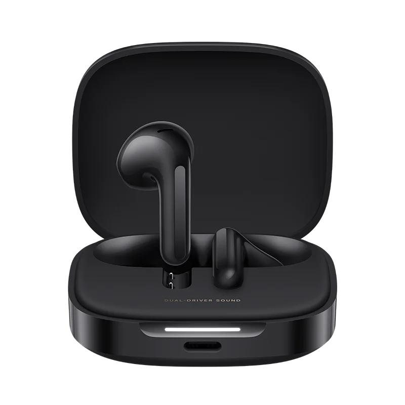 

Xiaomi REDMI Buds 7S Напіввкладиші Bluetooth-гарнітура з активним шумозаглушенням, подвійний драйвер, 32 години тривалого часу роботи, спортивна гарнітура чорний