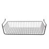 Suspended Shelf Basket L Black Metal 50X26 Cm