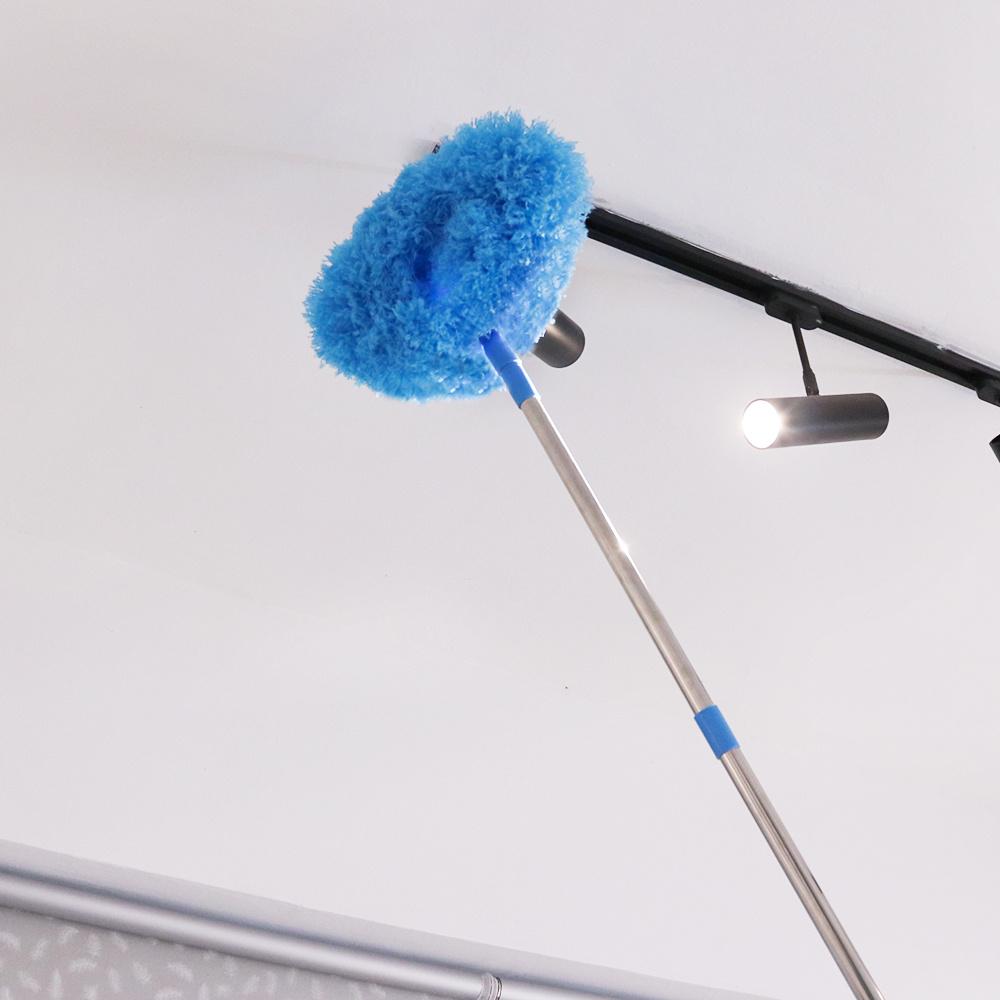 Microfiber Fan Cleaner With Extension Bar Dust Brush Removable and Washable for High Ceilings Furniture Household Cleaning Tools