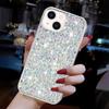 For iPhone 15 Back Protector Case Sparkle Epoxy Cell Phone TPU Cover