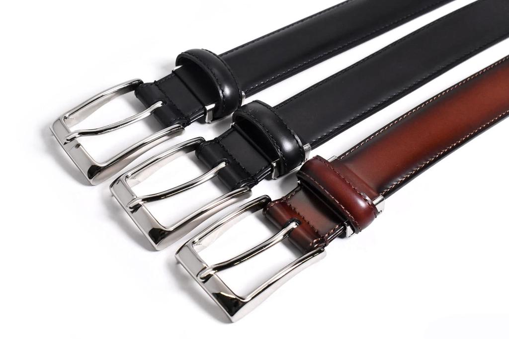 [Prairie Ginza] Cowhide Leather Casual Belt NB00980