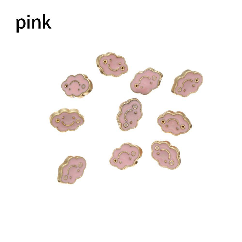 

Handmade Garment Supplies Scrapbooking Sewing Doll Buttons Doll Clothing Accessories Cloud Shape розовый