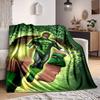 1 Peça Manta Anel do Lanterna Verde Fibra de Poliéster, Conforto para Todas as Estações para Sofá, Cama, Escritório, Carro, Acampamento, Decoração de Casa e Presente Ideal, Conforto no Escritório