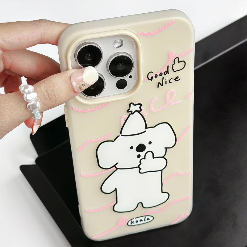 Zhitai Jelly Skin Case for iPhone 12-16 Pro, Cartoon Design, Compatible with iPhone 13 and 14