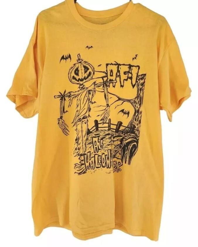 AFI Shirt AFI Band T-shirt Unisex S-5XL Gift For Fans Gold Color Unisex T-Shirt XXXXL