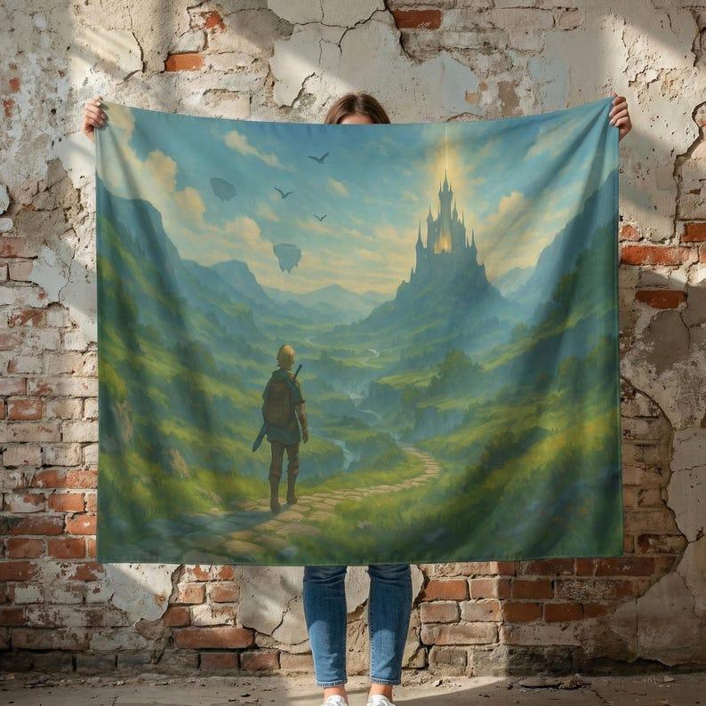 Fantasy Adventure tapestry 75x100 чёрный