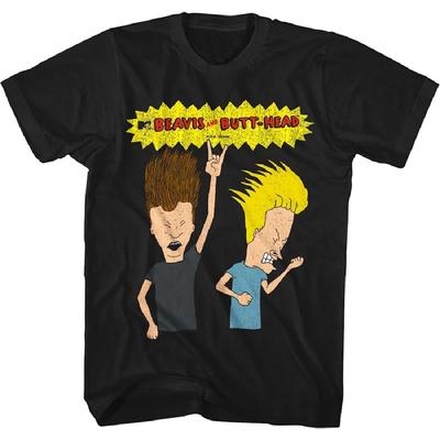 1993 Cartoon Cartoon Cartoon Beavis and Butt-head American Retro T-shirt for Men and Women Breathable