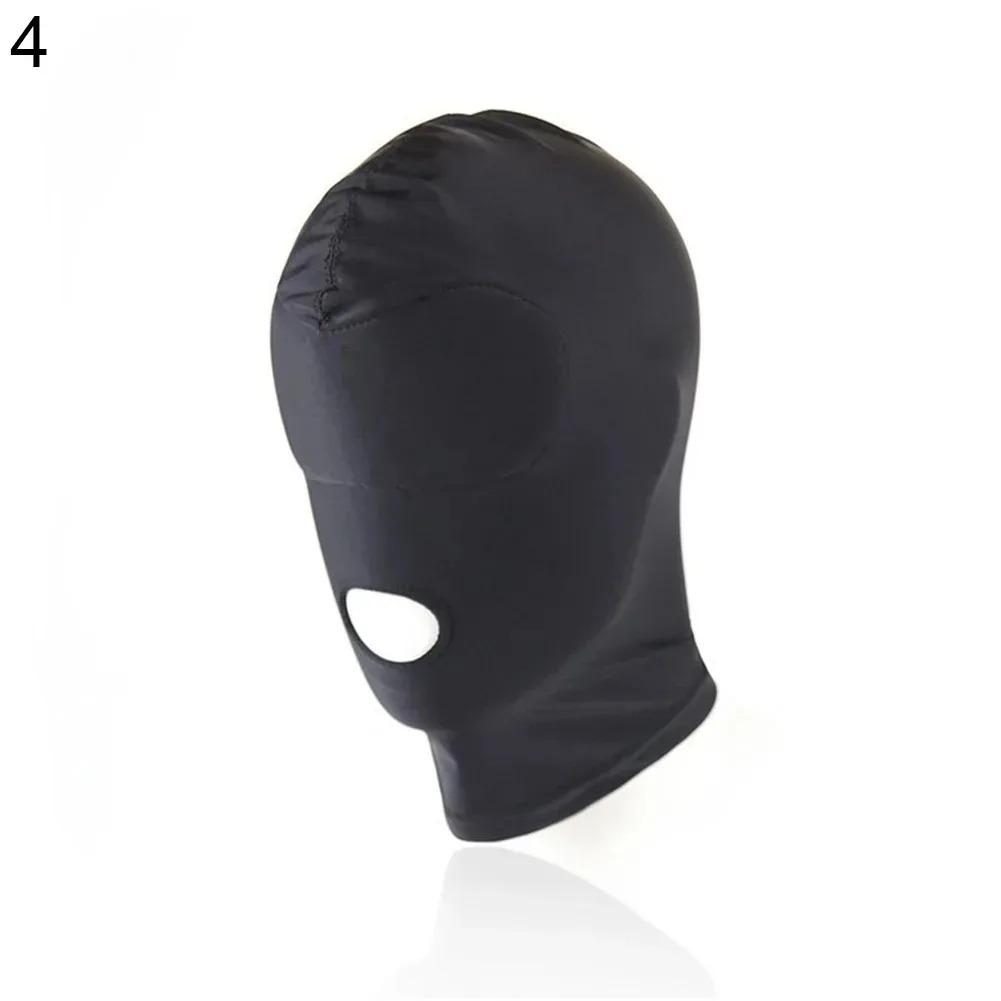 Neuankömmling 1/2/3 Loch Herren Damen Erwachsene Spandex Sturmhaube Offener Mund Gesicht Auge Kopf Maske Kostüm Sklavenspiel Rollenspiel