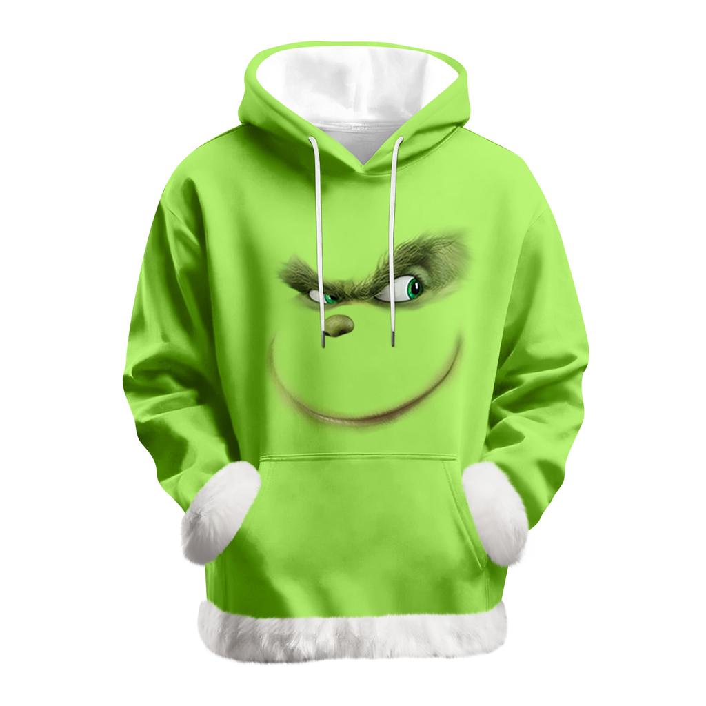Women's Casual Fashion Print Long Sleeve Hooded Sweatshirt Top