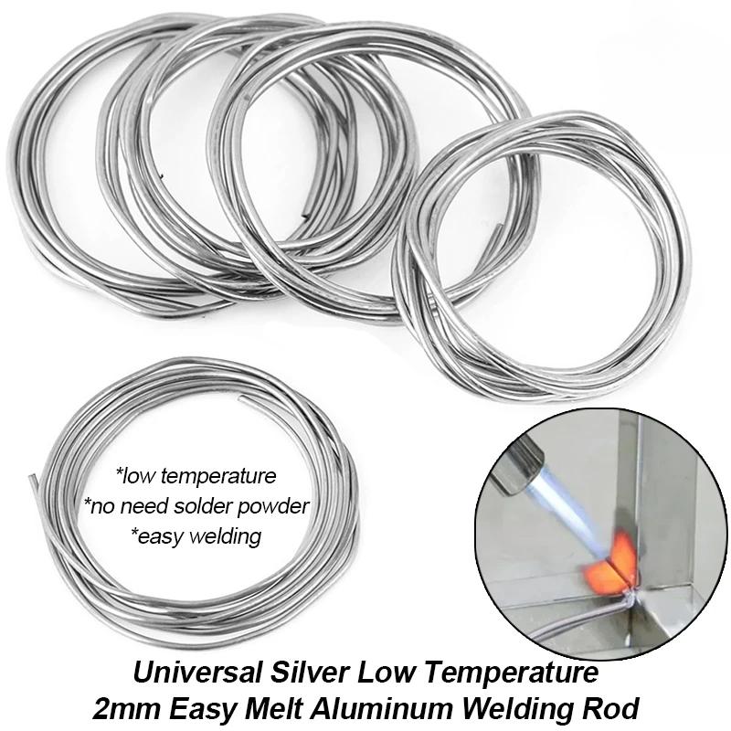 2MM*33CM Niedrigtemperatur Leichtschmelzendes Aluminium Universal Silber Schweißstab Kerndrahtstab Lot Keine Notwendigkeit Schweißpulver Schweißstab