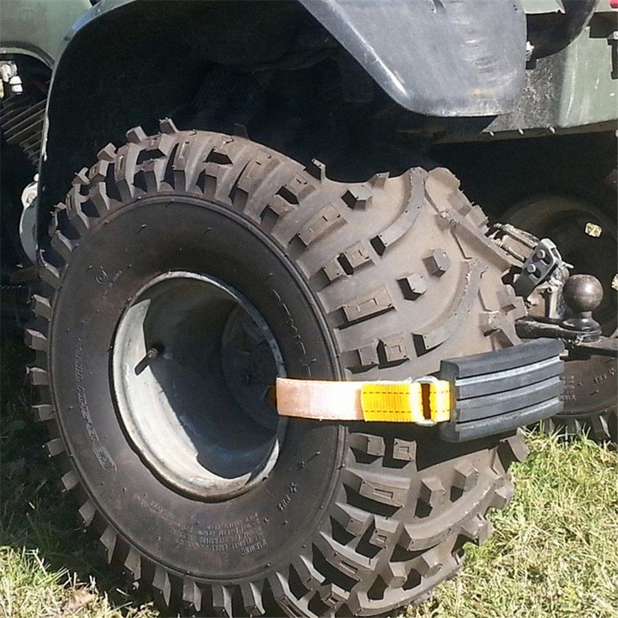 Universell 2 Stück Verdickung, Verbreiterung und Verlängerung Strapazierfähig Gummi Nylon Schneekette Limousine Auto Rad Reifen Notfall Anti-Rutsch-Gurt Befestigungsgurt