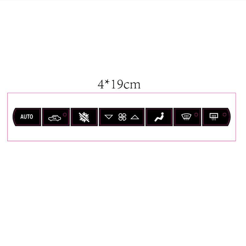 Voor Mercedes Benz GLK350 C-Klasse CLS C218 SLK W172 W204 W212 W218 W207 W220 Zwarte Auto Knop Reparatie Sticker Decals Stickers