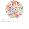 40Pcs Graffiti Stickers Cute Laptop Drinks Animal Decorative Waterproof Pvc Dessert Decals Suitcase Phone Case Diy