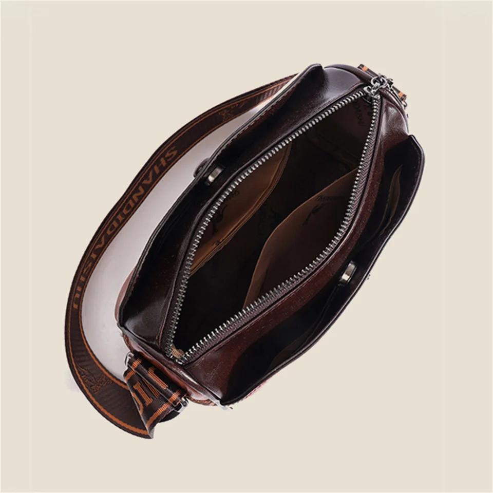 Nouveau sac bandoulière de luxe de haute qualité pour femme, sac fourre-tout à bandoulière féminine, sacs de créateur pour dame, sac messager en cuir souple