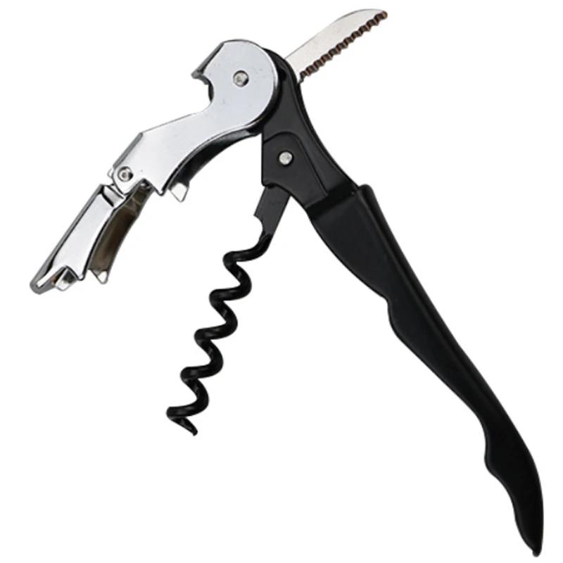 3PCS Portable Screw Corkscrew Stainless Steel Professional Red Wine Opener Multifunction Wine Beer Bottle Opener Kitchen Tools