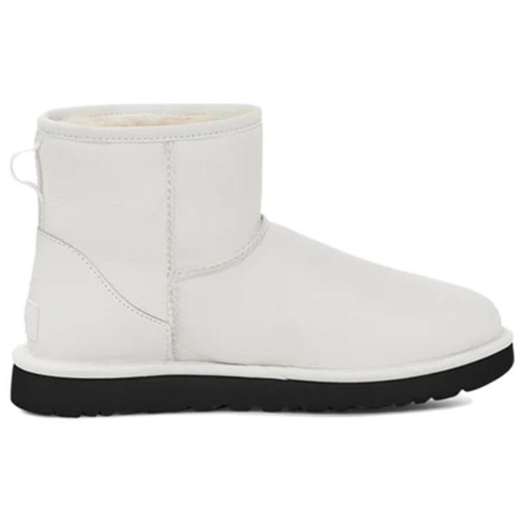 New UGG Classic Mini Side Logo Boot Ultra Matte White Women's 1133490-UMWH