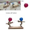 Charming Handmade Wooden Fencing Puppets With 400 Balloons Perfect For Imaginative Play
