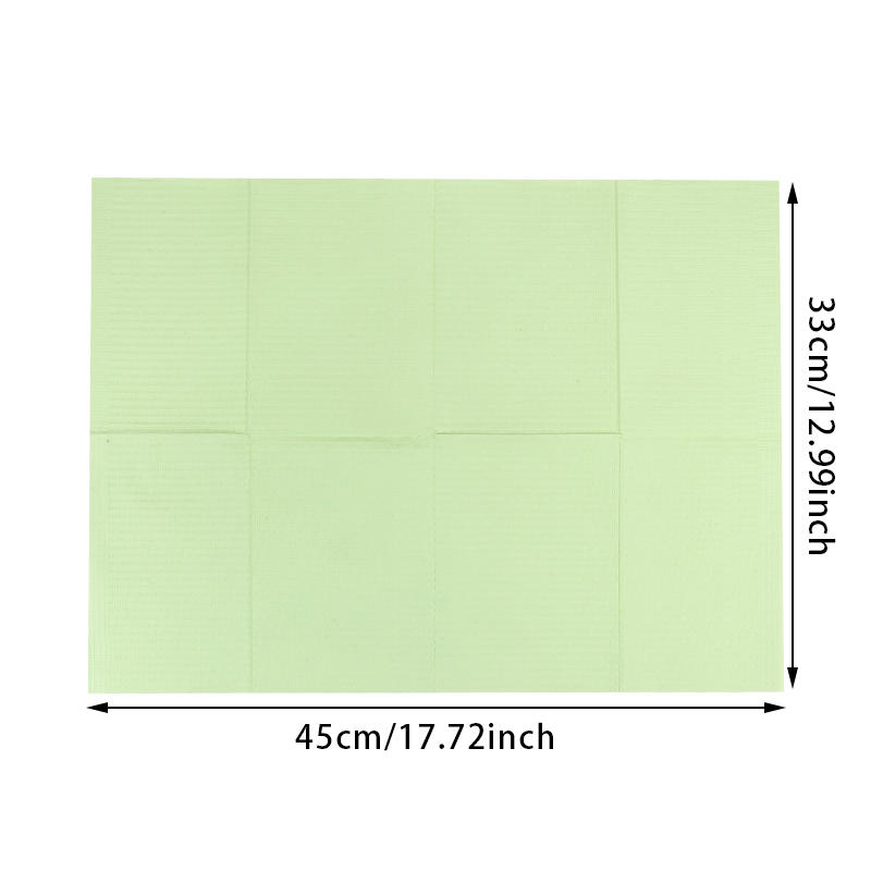 125pcs Disposable Tattoo Microblading Cleaning Pads - Composite Film Barrier Hygienic Mat for Dental Eyebrow Lip Tattoo Workstation Cover Salon Home