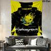 Cyberpunk 2077 Johnny Wall Hanging Printed Fabric Blanket Decorative Tapestries for Bedroom Living Room Home Decor