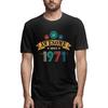 Awesome Since 1971 50th Birthday Gift T-shirt Oversized Short Sleeve Tshirt Cotton Tops Streetw