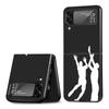 Cell Phone Case for Samsung Galaxy Z Flip3 Flip4 5G Black Coque Z Flip 4 3 Hard PC Cover Zflip3 Funda Basketball Dunk Star Slam