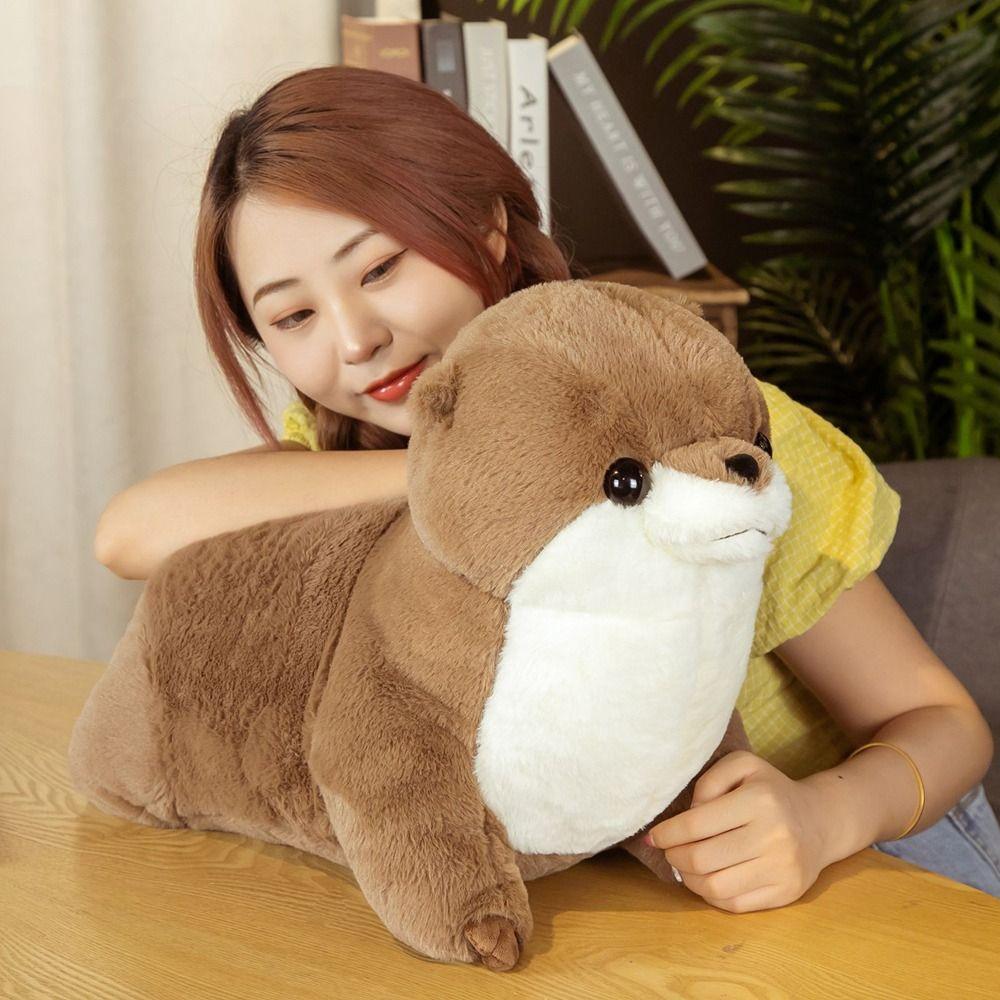 Toy Children Gift Sleep Pillow Home Decor Otter Toy Stuffed Toy Otter Plush Toys Otter Plush Doll