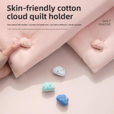 Cloud Quilt Fastener, New Bed Sheet Without Needles, Comes with One-click Unlocking for Creative Storage