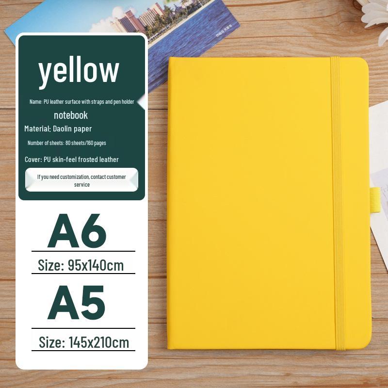 Custom A5/B6 Bullet Journal with High-Quality Design, Logo Printing Option
