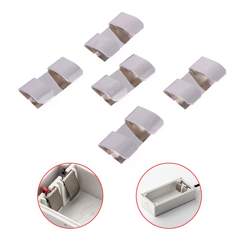 5/10Pcs Dual AA CR2 Leaf Spring Battery Contact AA Battery Connector BC-5206 Positive And Negative Electrode Springs Piece