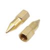 5 Pcs Grease Gun Nozzle Tip Copper-plated Gun Nozzle Universal Steel Nozzle Flat Head Nozzle Pneumatic Oil Grease Head