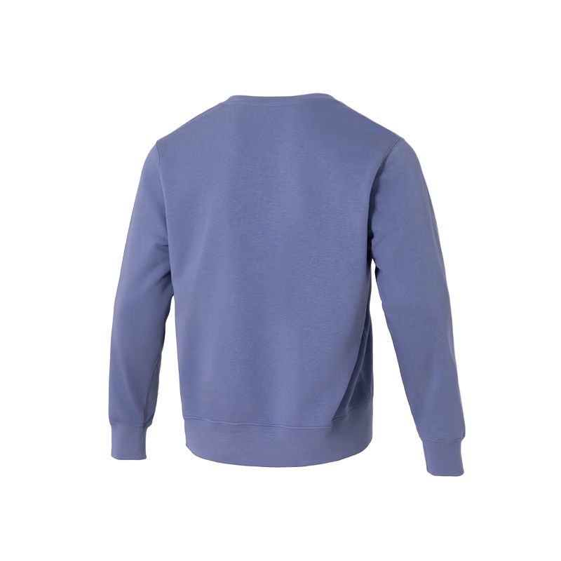 Nike Crew Neck Pullover Letter Long Sleeve Sweatshirt Men sweatshirt Blue FN3889-499