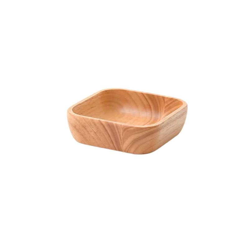 Yimiao Japanese-Style Wooden Salad & Snack Bowl