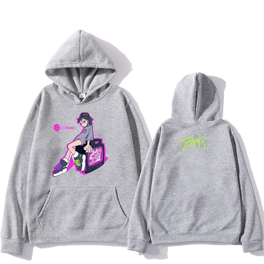 ZTMY ZUTOMAYO Japan Band Hoodies Long Sleeve Oversized Fleece Comfortable Hooded Pullovers Sweatshirts Loose Pop Fashion Print