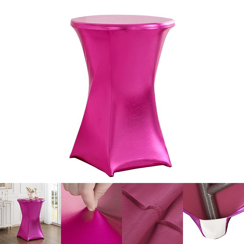 60x110/80x110cm Gold Bar Tablecloth Wholesale Polyester Dining Table Cover Wedding Party Decoration Elastic Washable Table Cover