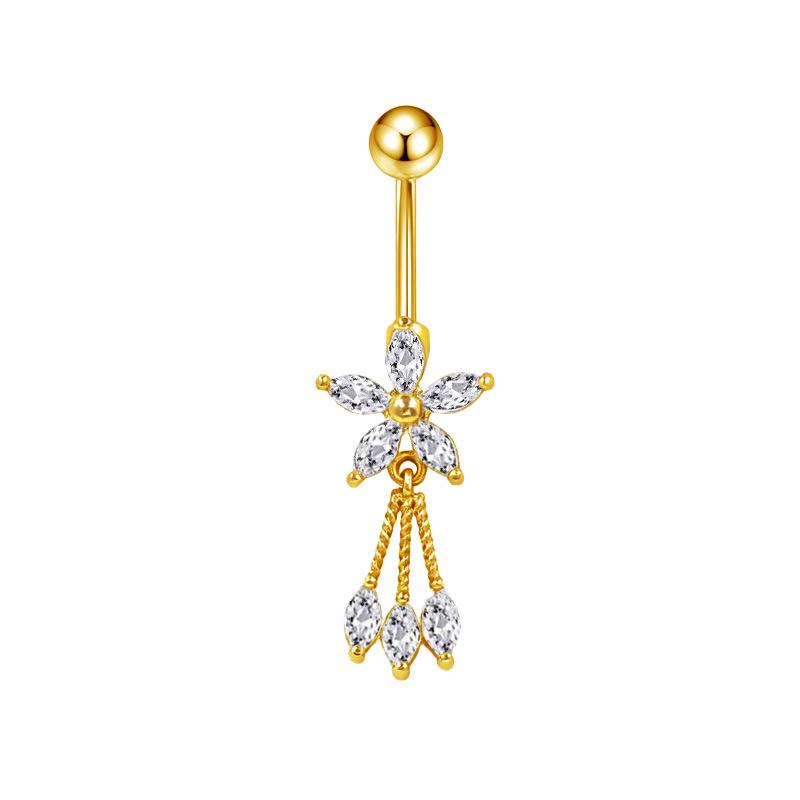Gaibei Starfish Butterfly Trendy Navel Ring Jewelry