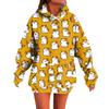 Women's Fashion Casual Halloween Print Long Sleeve Hoodie