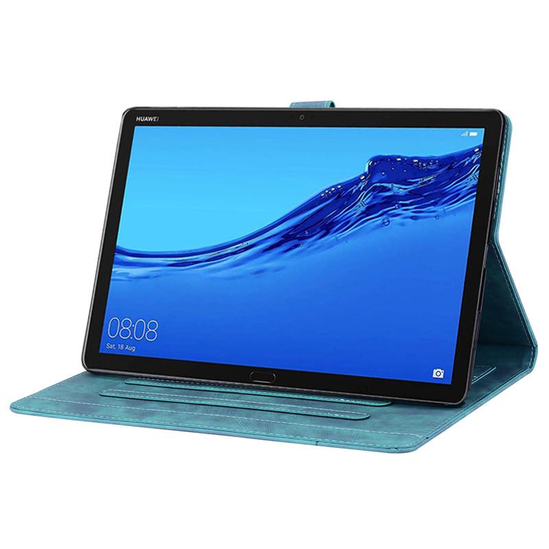 Capa para tablet Lenovo Tab M10 3ª geração Capa 10 1 polegada Emboss 3D Flor Gato Carteira Capa para tablet Lenovo Tab M10 Tb328fu Tb328xu Capa
