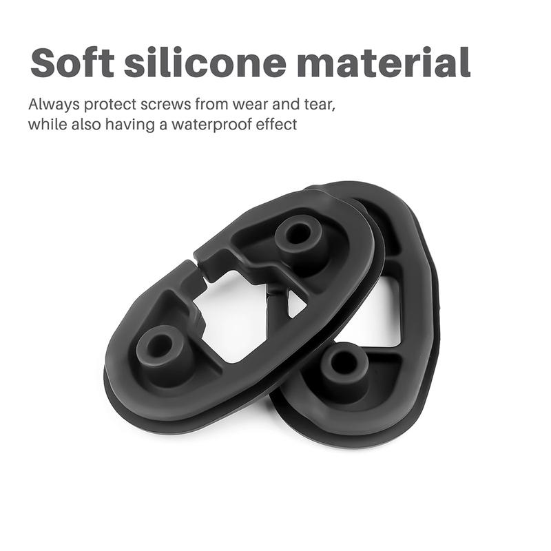 Car Rear Door Lock Buckle Protective Cover for Tesla Model 3 Highland 2024 Model Y Juniper 2025-UP Limit Dustproof Accessories