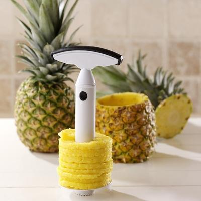 New Pineapple Peeler Slicer Cutter Peeler Corer Kitchen Tools (Color: White)