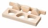 Setomono Honpo Hinoki Cypress Rice Ball Mold 3 Holes X 10 X H3cm To Approximately 80g of Cooked Rice Per (with Press) [Approx. 28.5 Equivalent Mold]