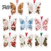 Acrylic Holiday Hanging Decor Butterfly Cash Gift Ornament, Christmas Money Holder with Tree Tags Festive Print, Pendant for Surprise Giving, Keepsake